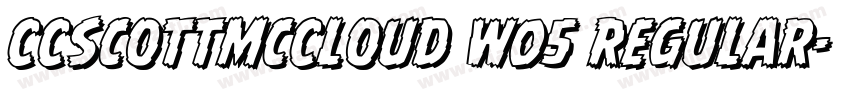 CCScottMcCloud W05 Regular字体转换